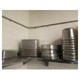 LOT OF 23 ASSORTED SS PANS