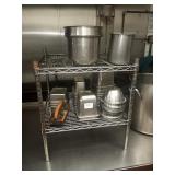 RACK WITH ASSORTED SS