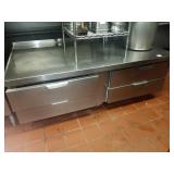 6 FT REFRIGERATED GRILL STAND 4 DRAWERS