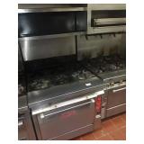 VULCAN GAS 6 BURNER STOVE WITH OVEN