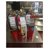 RED FIRE EXTINGUISHER