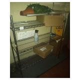 METRO RACK WITH CONTENTS