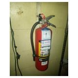 RED FIRE EXTINGUISHER
