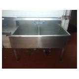 2 COMPARTMENT SINK 48" X 28"
