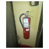 RED FIRE EXTINGUISHER