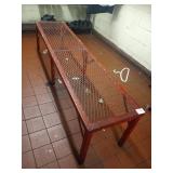 METAL BENCH 78" LONG