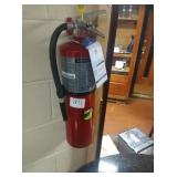 RED FIRE EXTINGUISHER