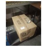 BOX OF LIBBEY GLASSES