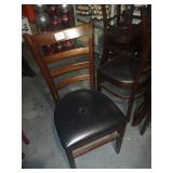 BLACK LEATHER CHAIRS