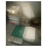 LOT PLASTIC BINS