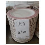 LOT OF 124 PLATES 10"