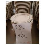 LOT OF 52 PLATES 5-1/2"