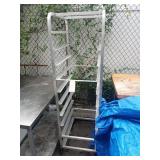 PAN RACK ON WHEELS