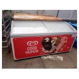 ICE CREAM FREEZER SELF CONTAINED 69" LONG