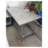 72" X 30" SS TABLE - 35" TALL