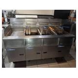 PITCO SOLSTICE SUPREME TRIPLE FRYER W/ FILTRATION