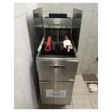 CECILWARE PRO GAS DEEP FRYER WITH SIDE GUARDS