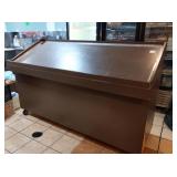 PRODUCE DISPLAY STAND ON WHEELS 84" X 30" X 57"