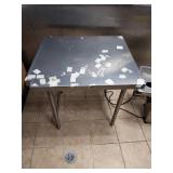 SS TABLE 35" X 30" X 31"