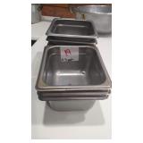 LOT OF 8 BAIN MARIE PANS