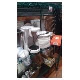 COATED METRO RACK WITH CONTENTS