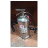 CHROME FIRE EXTINGUISHER