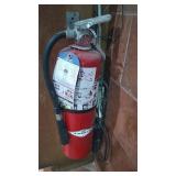 RED FIRE EXTINGUISHER