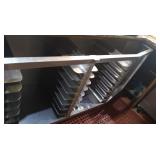 TRIPLE HALF SIZE PAN RACK 66" X 20"