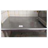 48" X 24" SS TABLE - WOBBLES