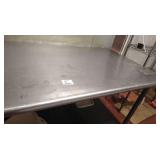 72" X 30" SS TABLE - AS IS