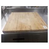BUTCHER BLOCK 25" X 24"