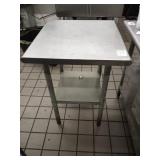 24" X 24" SS TABLE
