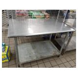 48" X 30" SS TABLE - 35" TALL