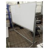 PORTABLE 2 SIDED WRITING BOARD 76" X 69" TALL