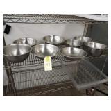 LOT OF 11 ASSORTED SS BOWLS