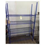 BLUE COATED RACK 48" X 18" SHELVES