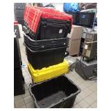 LOT PLASTIC BINS