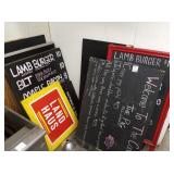 LOT MENU BOARDS & SIGNS