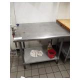 36" X 30" SS TABLE