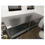 84" X 30" SS TABLE