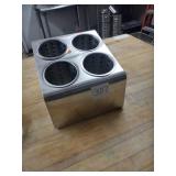 SS FLATWARE HOLDER