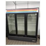 TRUE SELF CONTAINED 3 GLASS DOOR REFRIGERATOR