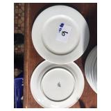 LOT OF 43 BREAD PLATES 7-1/2"