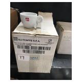 LOT OF 12 ILLY CAPPUCCINO CUPS & SAUCERS