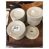 LOT OF 31 YANCO SAUCERS 5-1/2"