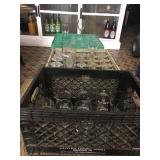 GLASS RACKS WITH GLASSES