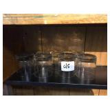 LOT OF 8 ON THE ROCKS GLASSES