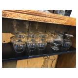 LOT OF 10 SHOT GLASSES
