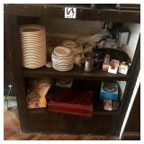 WAITER STAND WITH CONTENTS