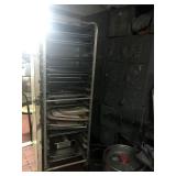 PAN RACK WITH CONTENTS